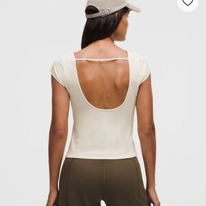 Lululemon Open-Back T-Shirt